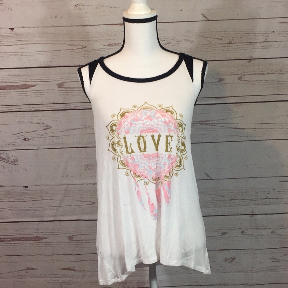 Rosie Harlow dream catcher/mandala muscle tank - Picture 1 of 6
